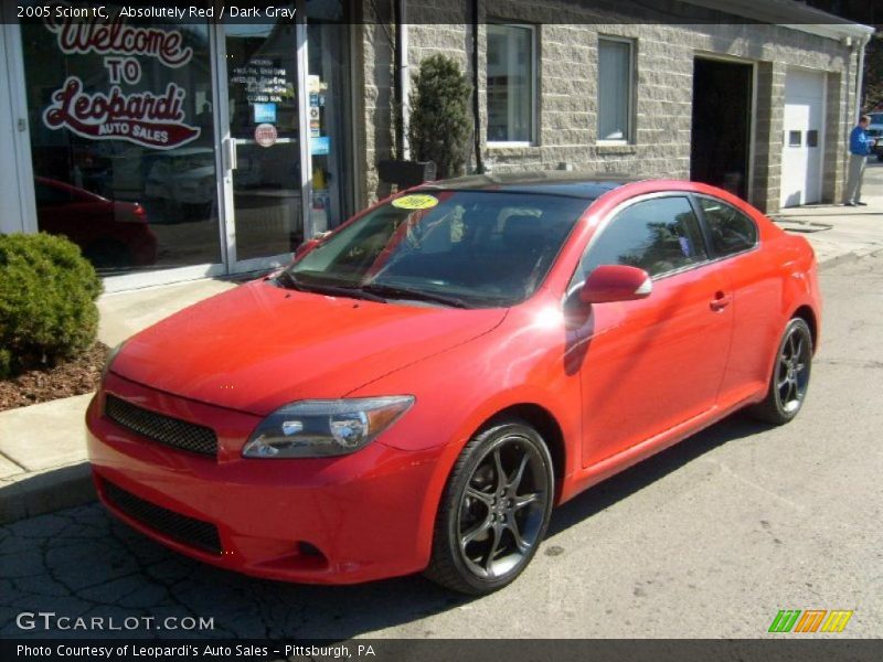 Absolutely Red / Dark Gray 2005 Scion tC