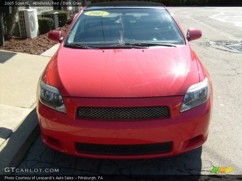 Absolutely Red / Dark Gray 2005 Scion tC