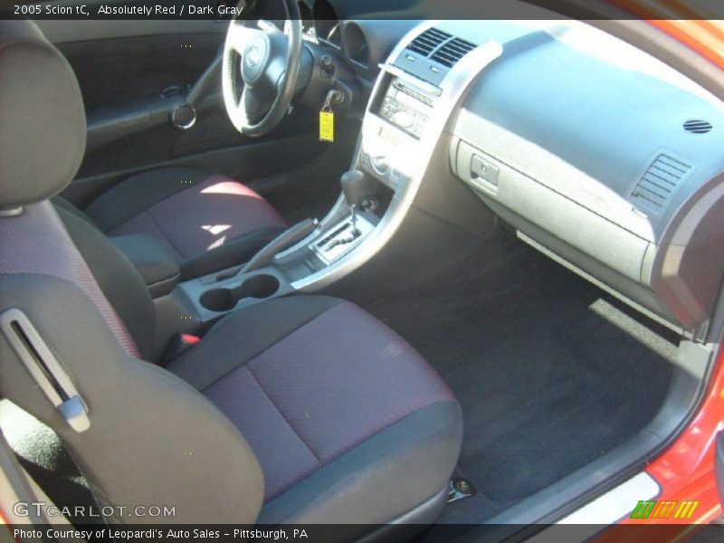 Absolutely Red / Dark Gray 2005 Scion tC