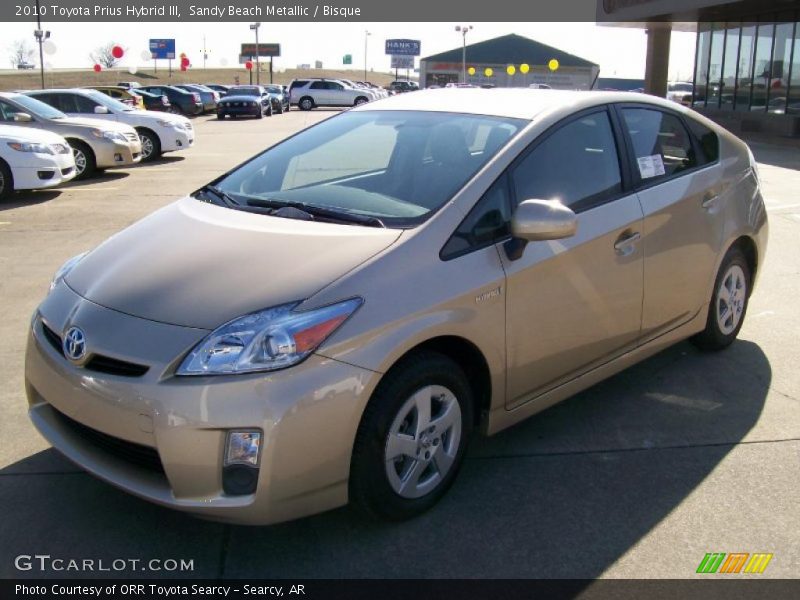 Sandy Beach Metallic / Bisque 2010 Toyota Prius Hybrid III