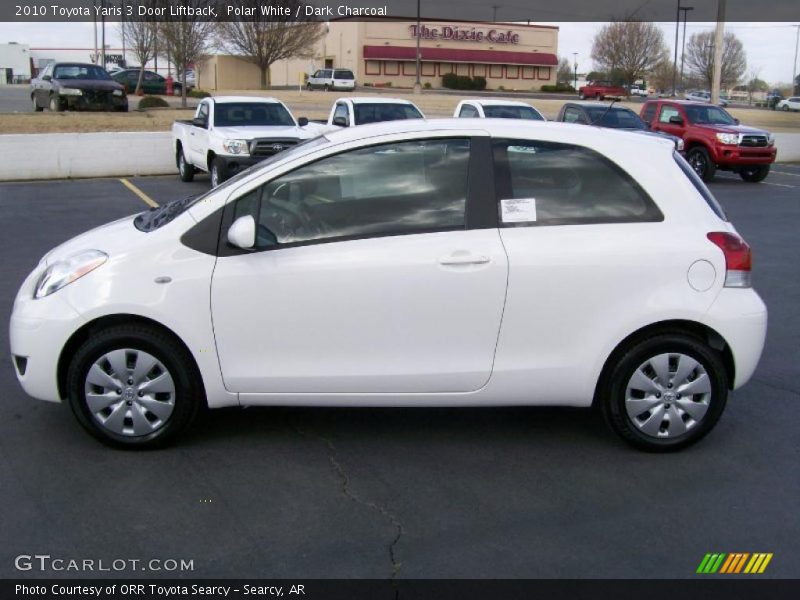Polar White / Dark Charcoal 2010 Toyota Yaris 3 Door Liftback