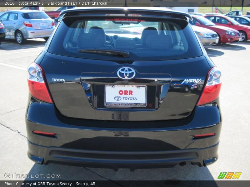 Black Sand Pearl / Dark Charcoal 2010 Toyota Matrix S