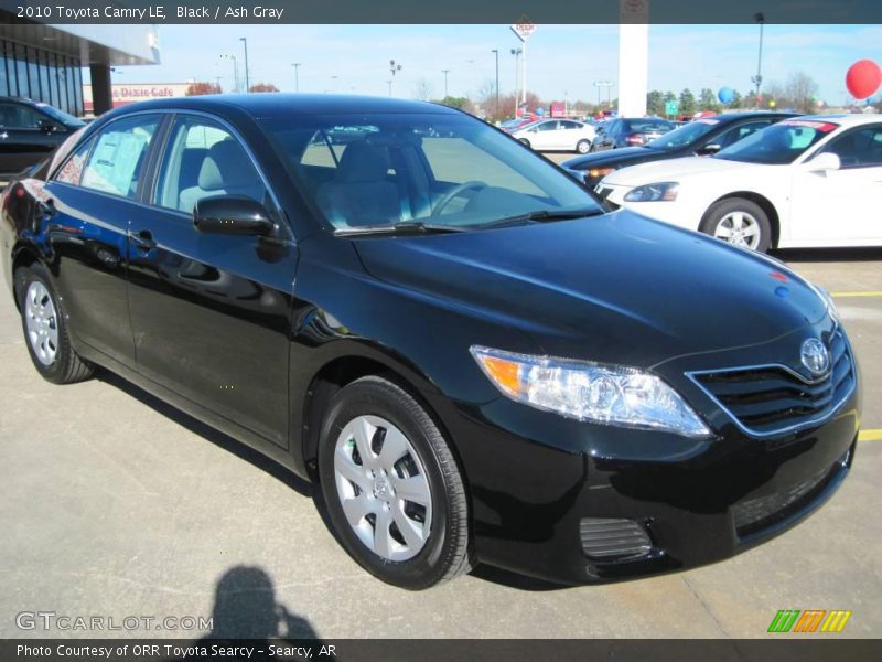 Black / Ash Gray 2010 Toyota Camry LE