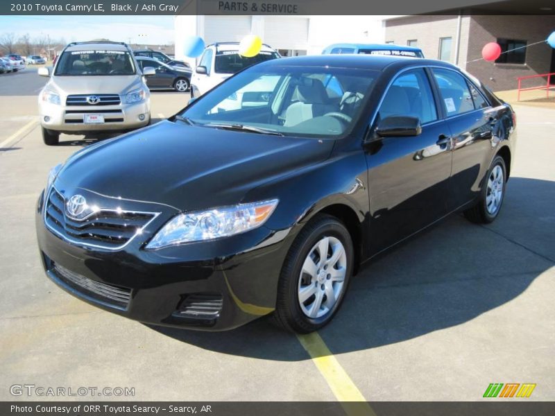 Black / Ash Gray 2010 Toyota Camry LE