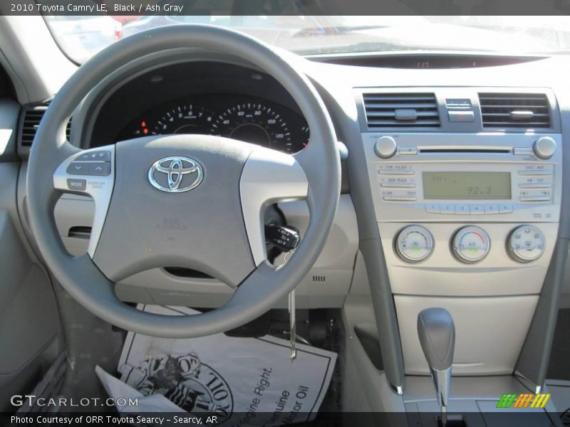 Black / Ash Gray 2010 Toyota Camry LE