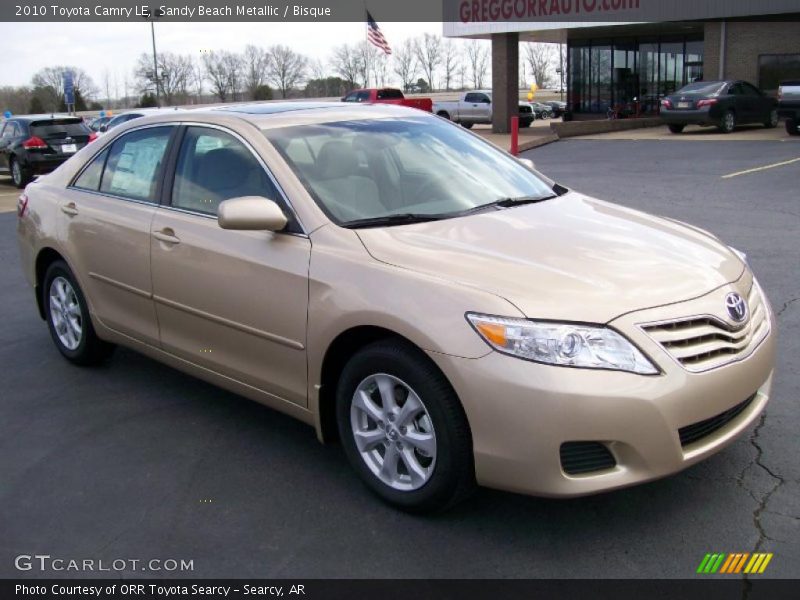 Sandy Beach Metallic / Bisque 2010 Toyota Camry LE