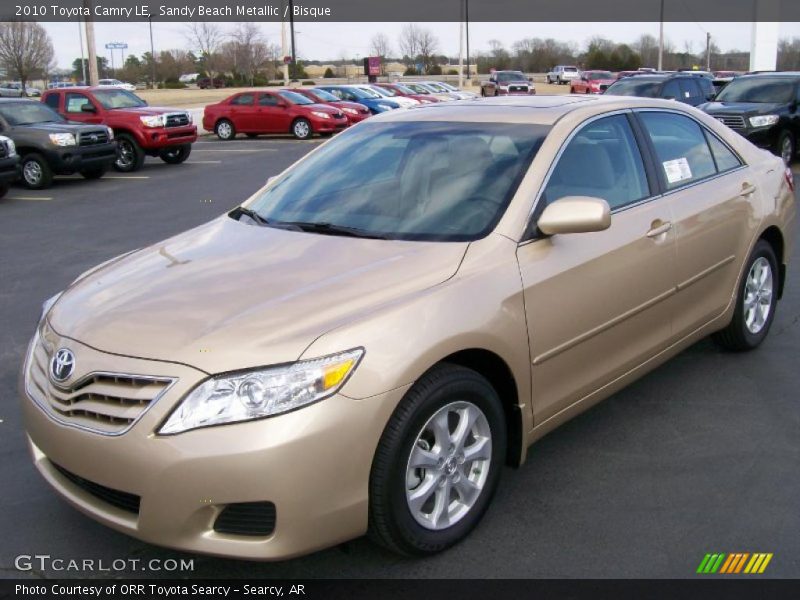 Sandy Beach Metallic / Bisque 2010 Toyota Camry LE