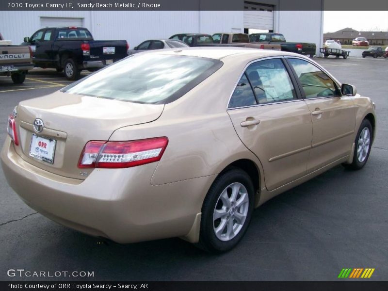 Sandy Beach Metallic / Bisque 2010 Toyota Camry LE
