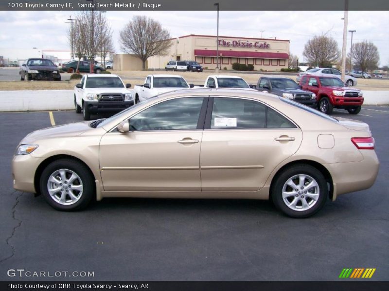 Sandy Beach Metallic / Bisque 2010 Toyota Camry LE
