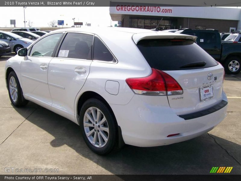 Blizzard White Pearl / Gray 2010 Toyota Venza I4
