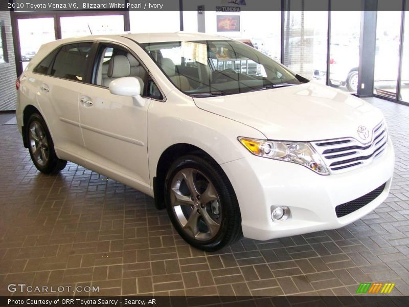 Blizzard White Pearl / Ivory 2010 Toyota Venza V6