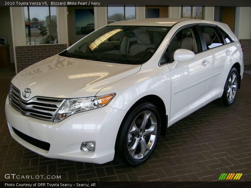 Blizzard White Pearl / Ivory 2010 Toyota Venza V6