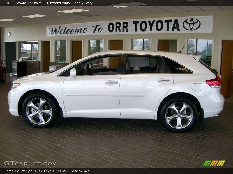 Blizzard White Pearl / Ivory 2010 Toyota Venza V6