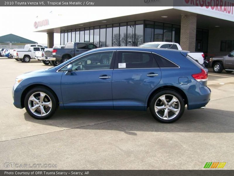 Tropical Sea Metallic / Gray 2010 Toyota Venza V6