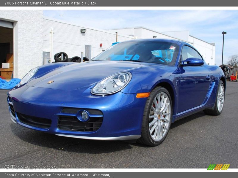 Cobalt Blue Metallic / Black 2006 Porsche Cayman S