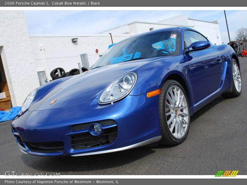 Cobalt Blue Metallic / Black 2006 Porsche Cayman S