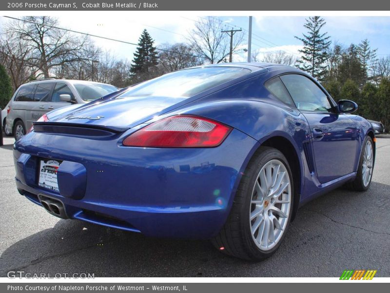 Cobalt Blue Metallic / Black 2006 Porsche Cayman S