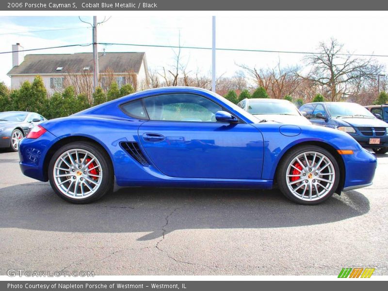Cobalt Blue Metallic / Black 2006 Porsche Cayman S