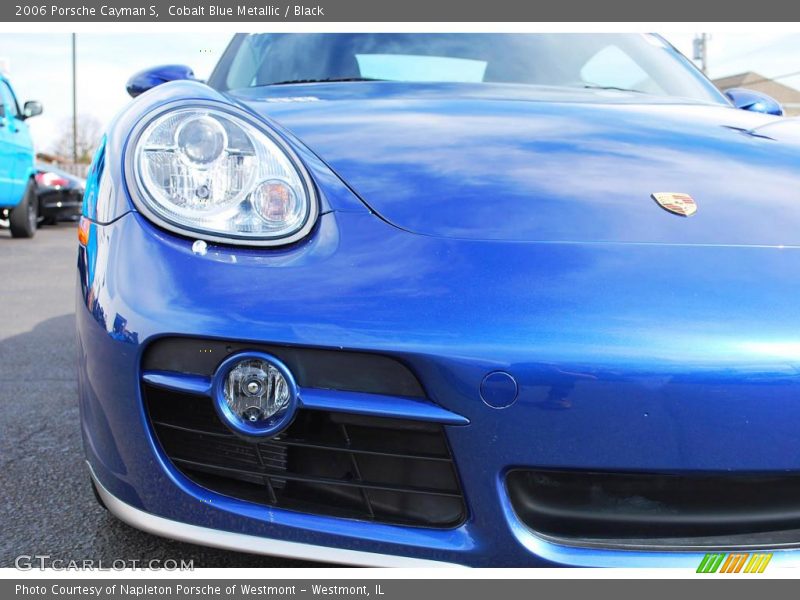Cobalt Blue Metallic / Black 2006 Porsche Cayman S