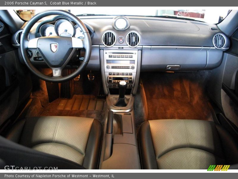 Cobalt Blue Metallic / Black 2006 Porsche Cayman S