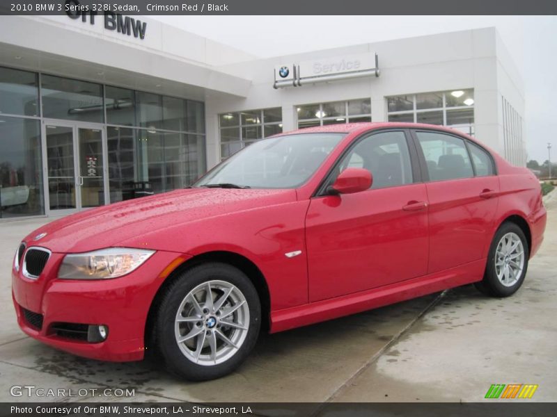 Crimson Red / Black 2010 BMW 3 Series 328i Sedan