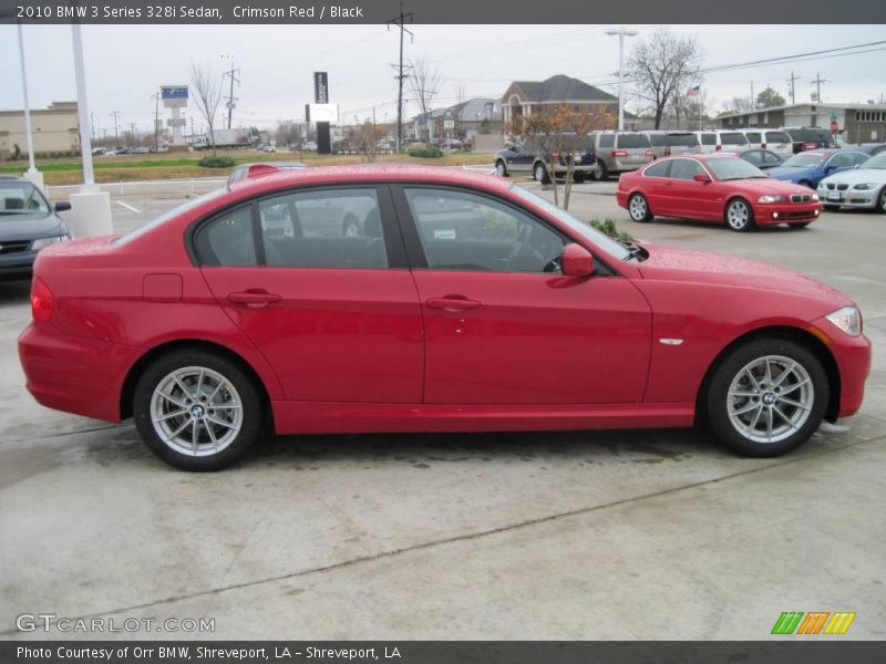 Crimson Red / Black 2010 BMW 3 Series 328i Sedan