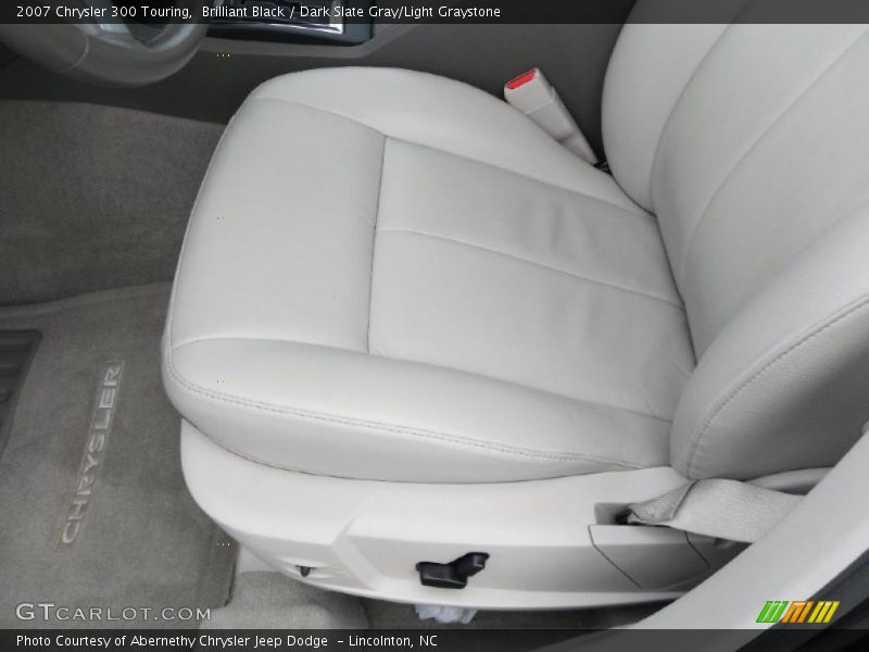 Brilliant Black / Dark Slate Gray/Light Graystone 2007 Chrysler 300 Touring
