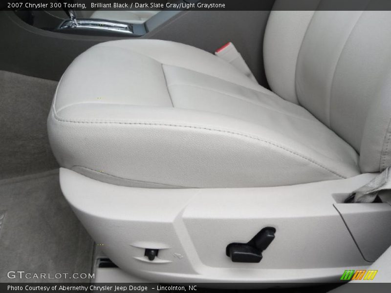 Brilliant Black / Dark Slate Gray/Light Graystone 2007 Chrysler 300 Touring