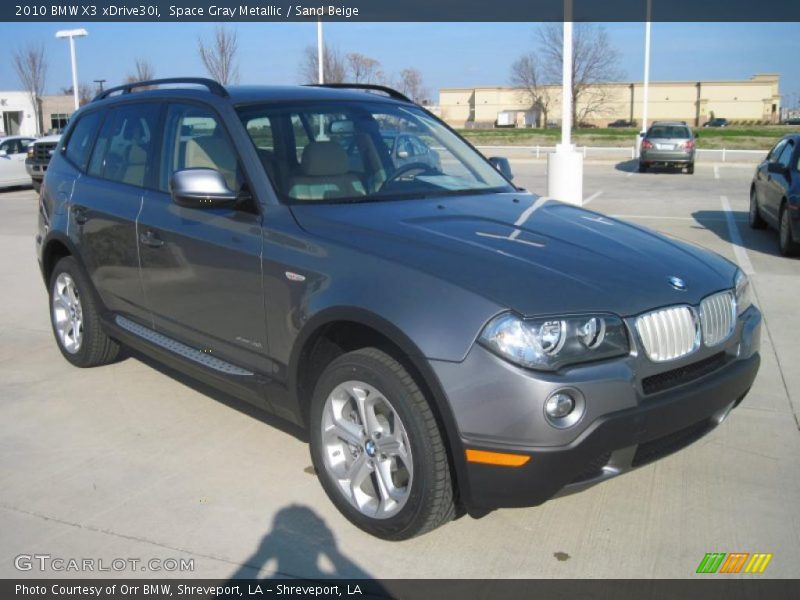 Space Gray Metallic / Sand Beige 2010 BMW X3 xDrive30i