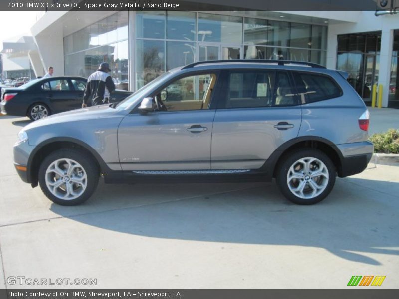 Space Gray Metallic / Sand Beige 2010 BMW X3 xDrive30i