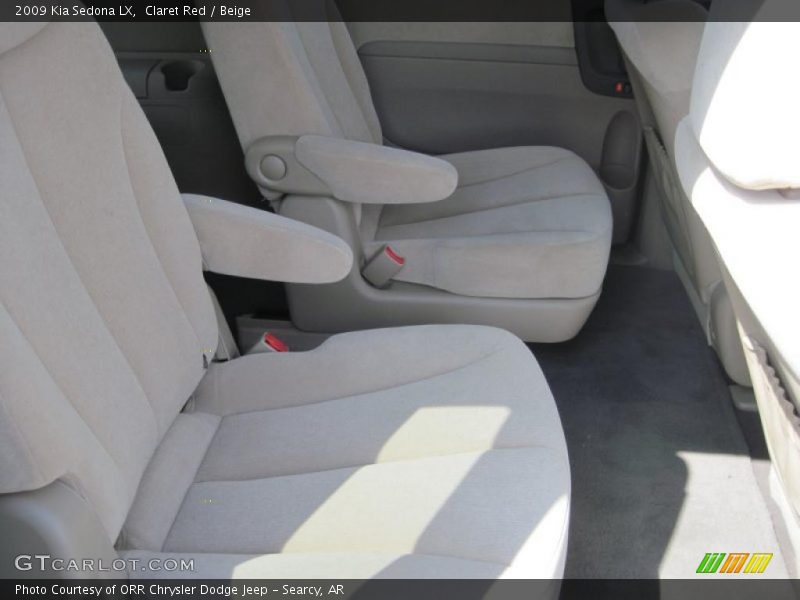 Claret Red / Beige 2009 Kia Sedona LX