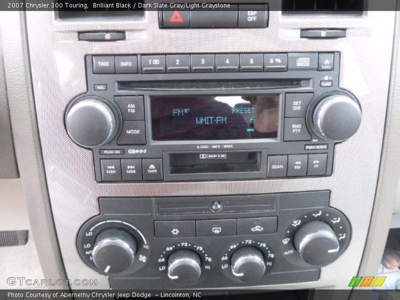 Brilliant Black / Dark Slate Gray/Light Graystone 2007 Chrysler 300 Touring