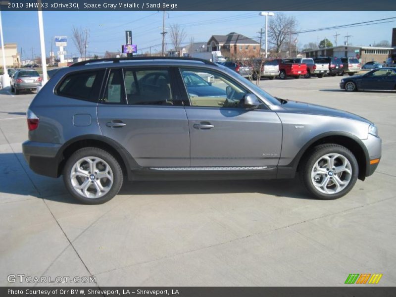 Space Gray Metallic / Sand Beige 2010 BMW X3 xDrive30i
