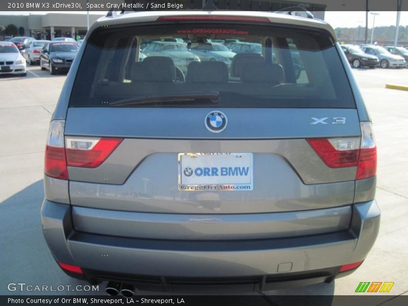 Space Gray Metallic / Sand Beige 2010 BMW X3 xDrive30i