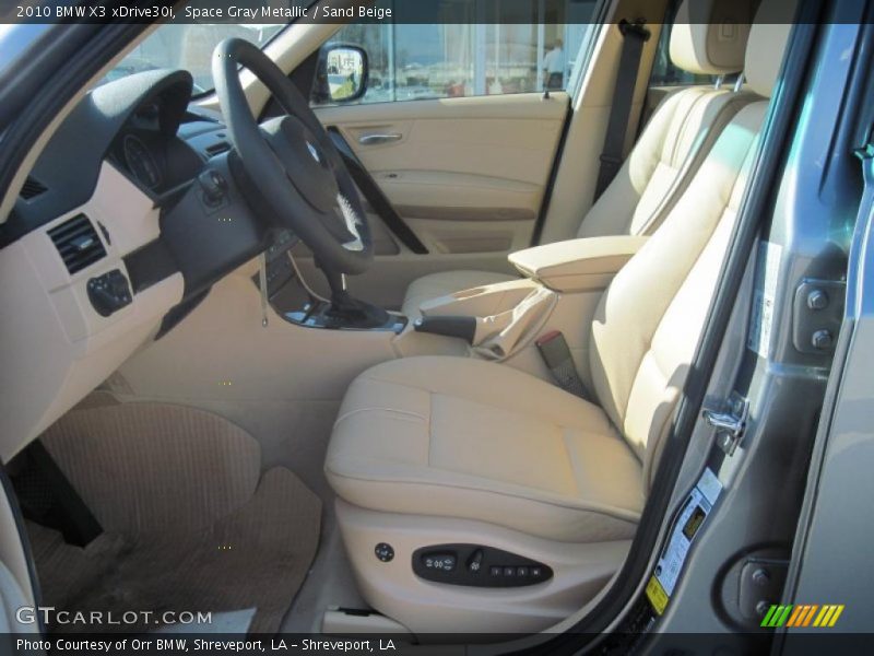 Space Gray Metallic / Sand Beige 2010 BMW X3 xDrive30i