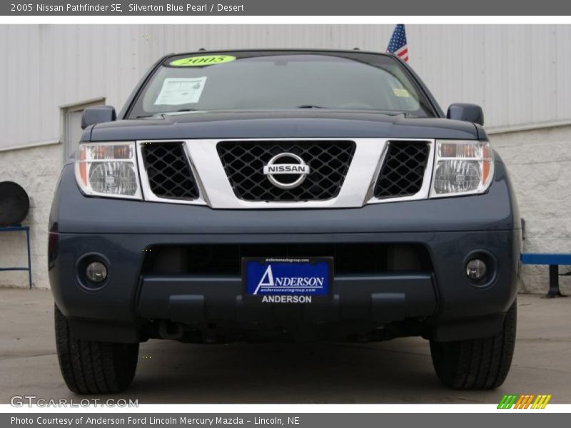 Silverton Blue Pearl / Desert 2005 Nissan Pathfinder SE