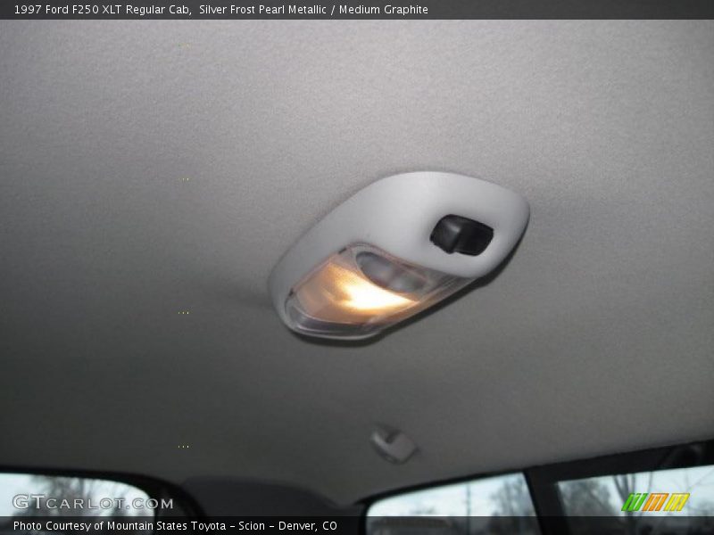 Silver Frost Pearl Metallic / Medium Graphite 1997 Ford F250 XLT Regular Cab