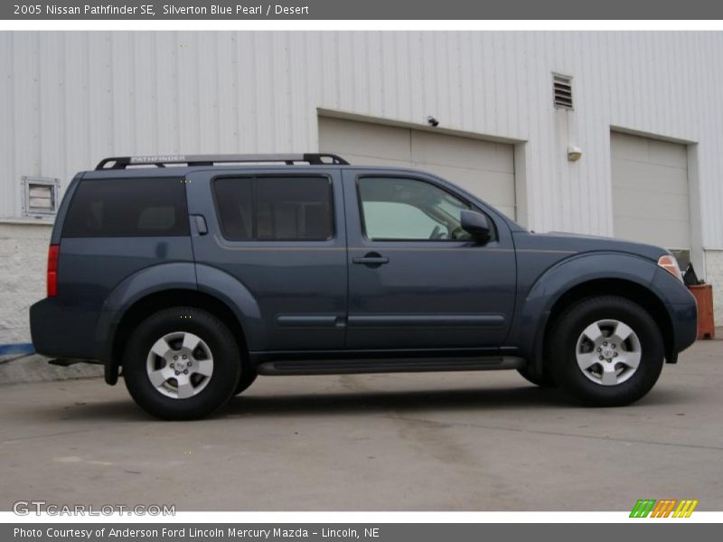 Silverton Blue Pearl / Desert 2005 Nissan Pathfinder SE