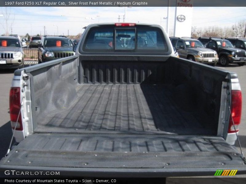 Silver Frost Pearl Metallic / Medium Graphite 1997 Ford F250 XLT Regular Cab