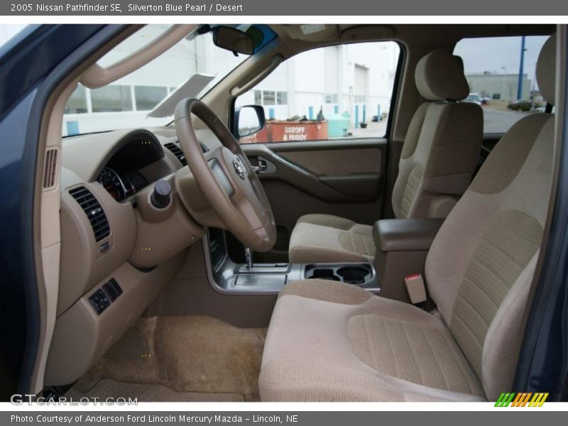 Silverton Blue Pearl / Desert 2005 Nissan Pathfinder SE
