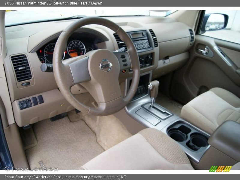 Silverton Blue Pearl / Desert 2005 Nissan Pathfinder SE