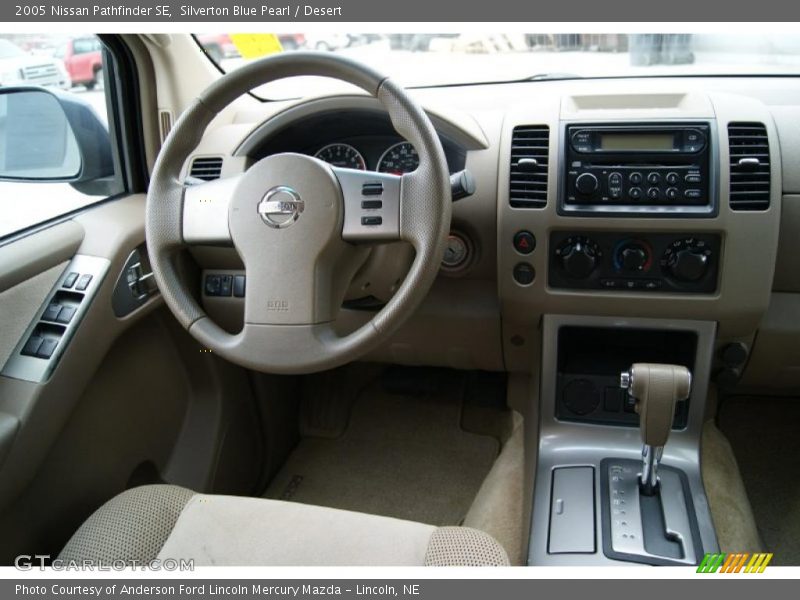 Silverton Blue Pearl / Desert 2005 Nissan Pathfinder SE