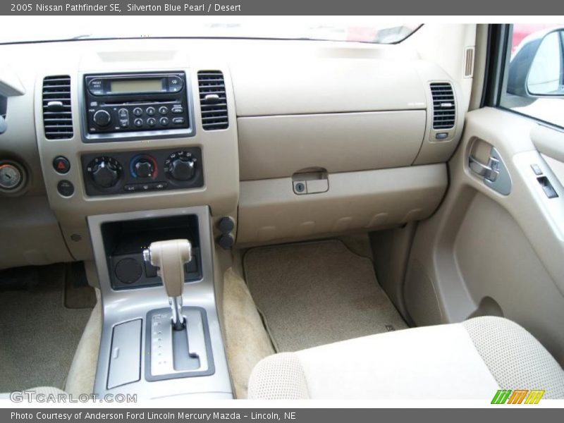 Silverton Blue Pearl / Desert 2005 Nissan Pathfinder SE