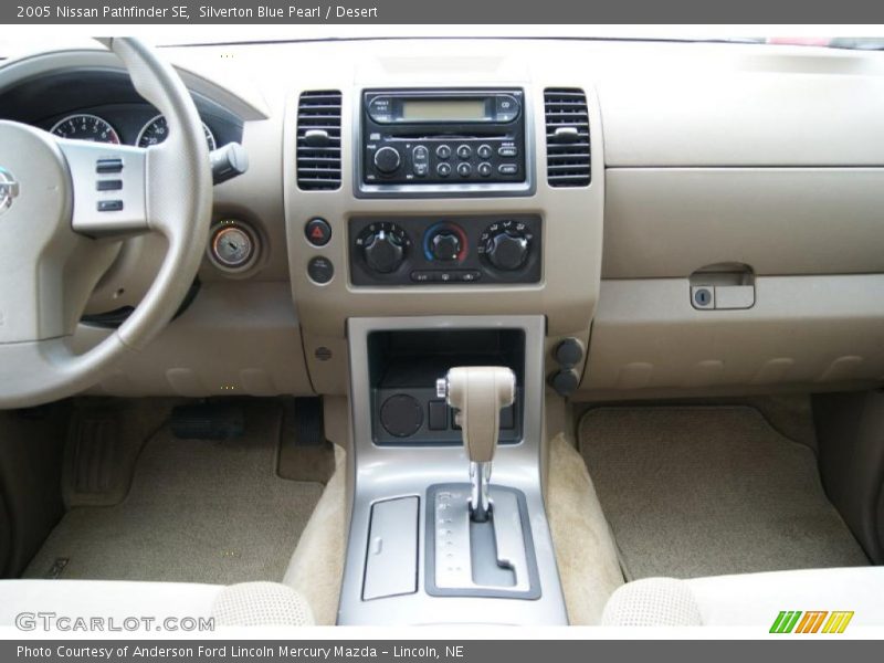 Silverton Blue Pearl / Desert 2005 Nissan Pathfinder SE