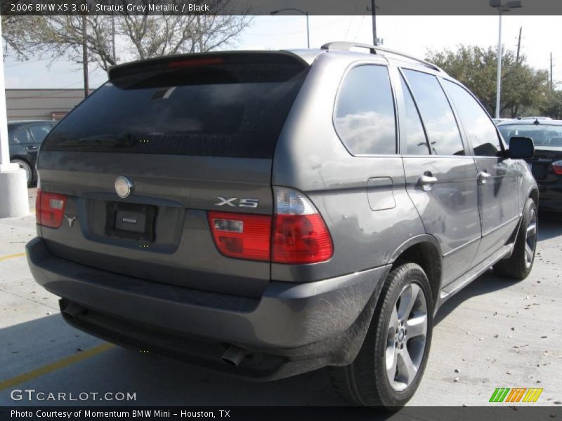 Stratus Grey Metallic / Black 2006 BMW X5 3.0i