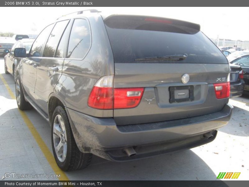 Stratus Grey Metallic / Black 2006 BMW X5 3.0i