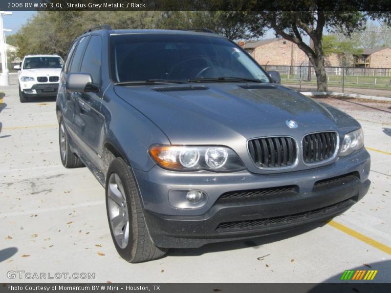 Stratus Grey Metallic / Black 2006 BMW X5 3.0i