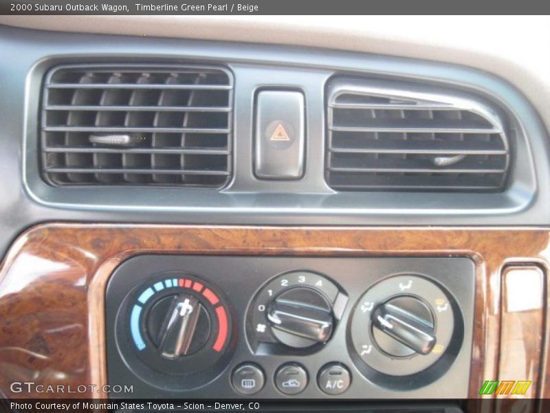 Timberline Green Pearl / Beige 2000 Subaru Outback Wagon