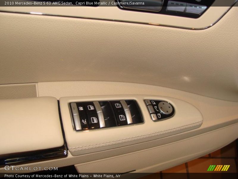 Capri Blue Metallic / Cashmere/Savanna 2010 Mercedes-Benz S 63 AMG Sedan