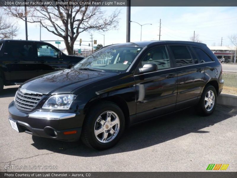 Brilliant Black Crystal Pearl / Light Taupe 2004 Chrysler Pacifica AWD